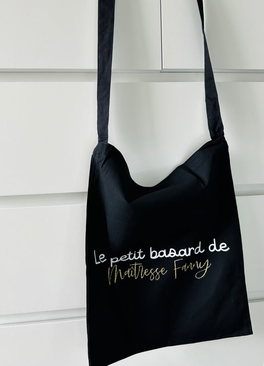 Tote bag bandoulière maîtresse/maître/ATSEM/AESH/nounou …