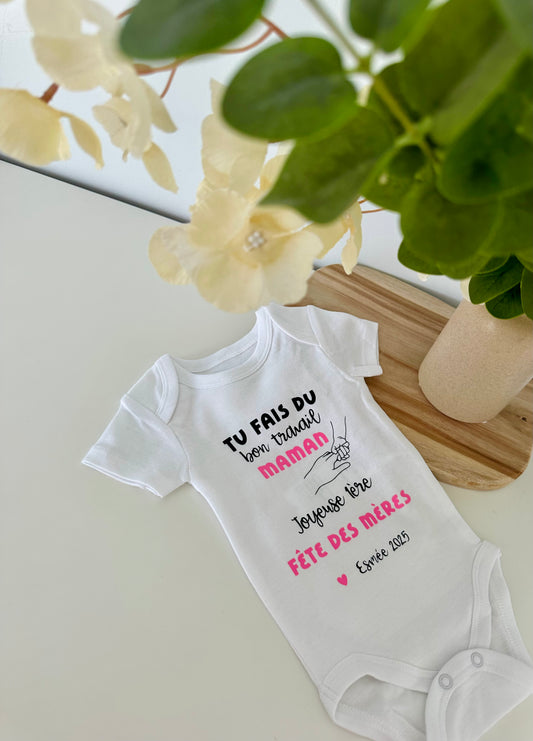 Body bébé personnalisé