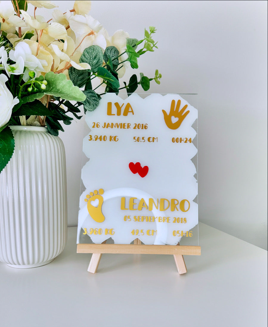 Panneau naissance fratrie