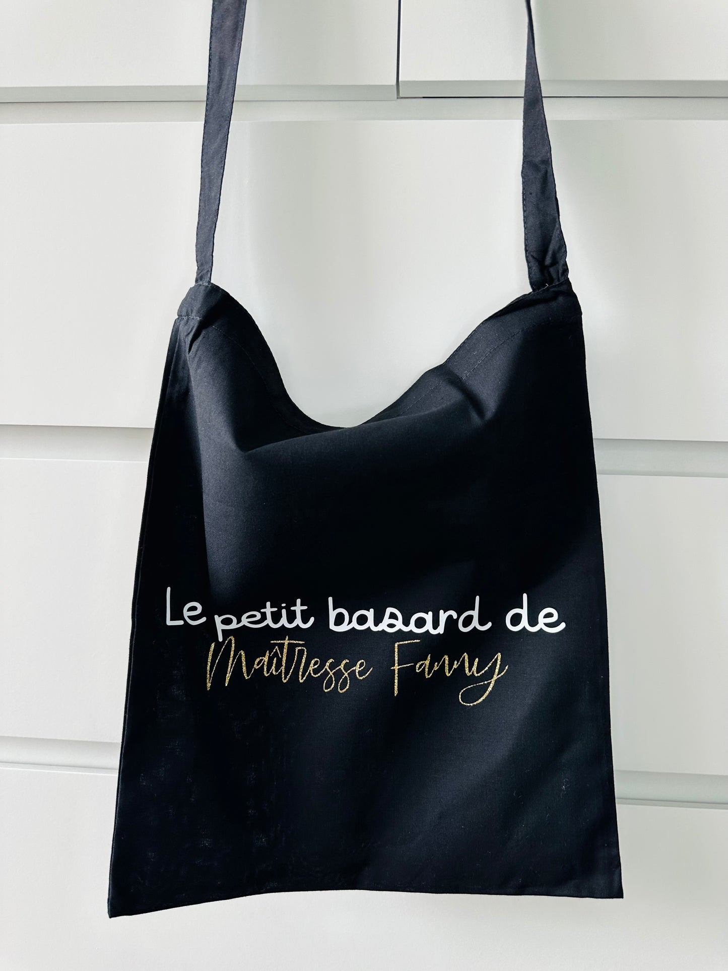 Tote bag bandoulière maîtresse/maître/ATSEM/AESH/nounou …
