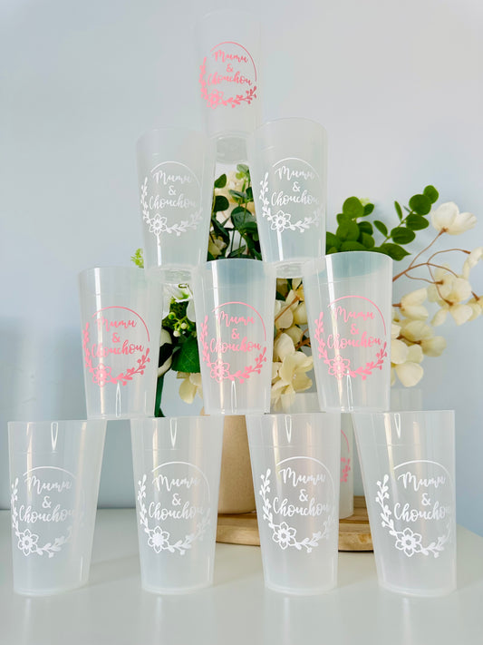 Gobelet personnalisé mariage prénom et date – Creaz Shop