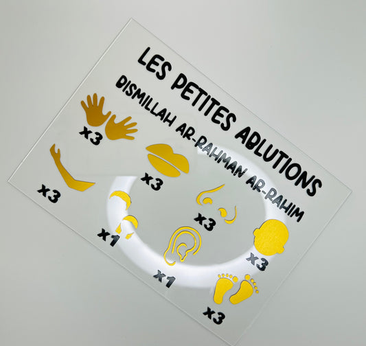 Panneau plexi "les petites ablutions" personnalisé