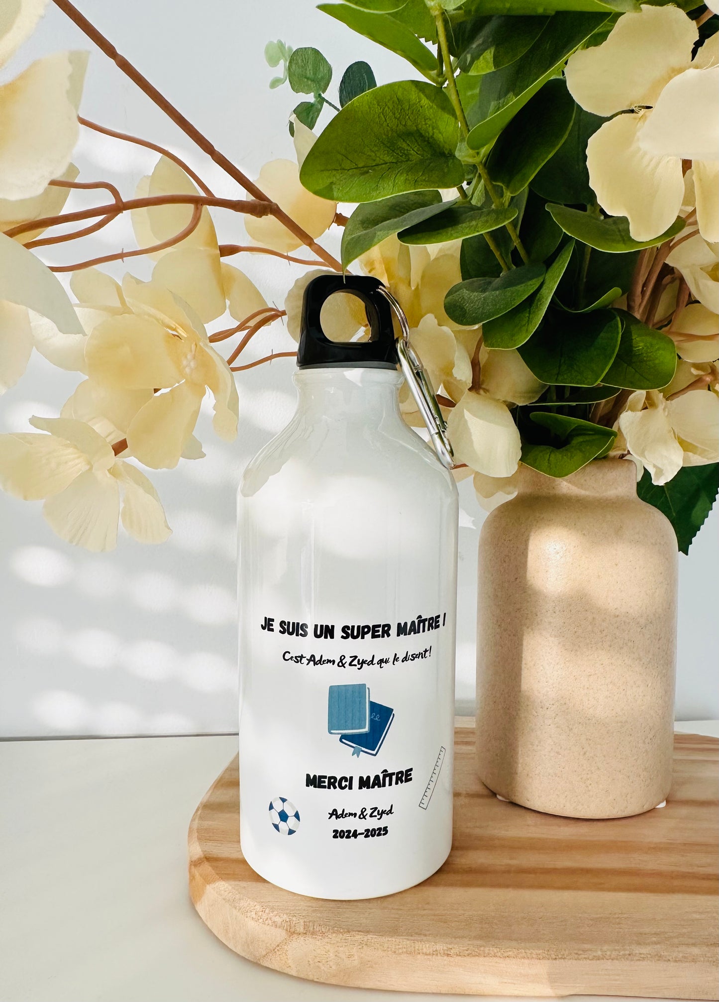 Gourde personnalisée maître / maîtresse / ATSEM / nounou …