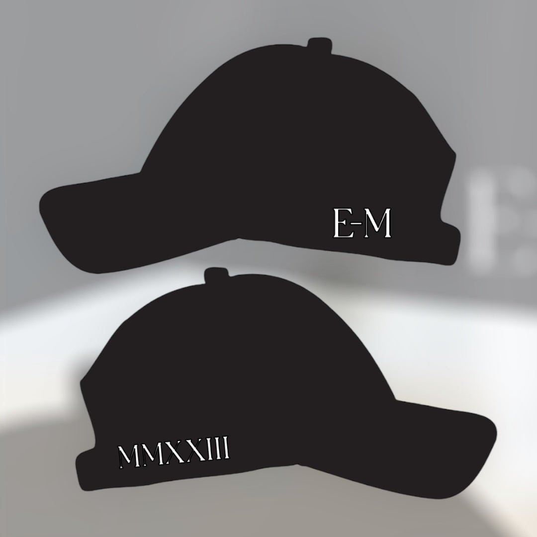 Lot de 2 casquettes couple