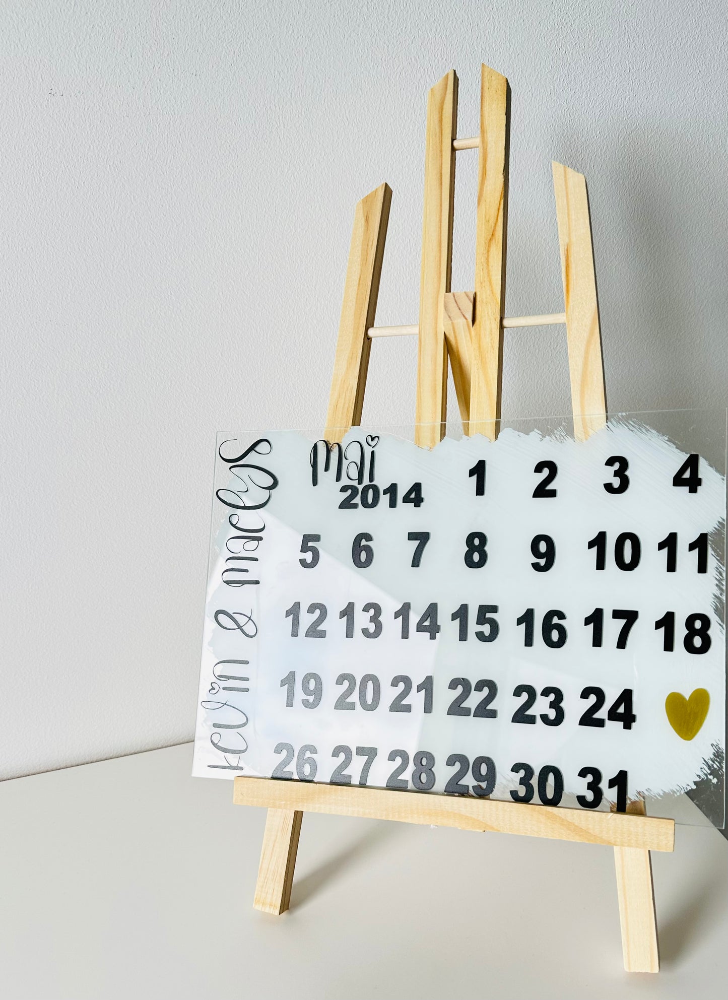 Panneau date importante personnalisé