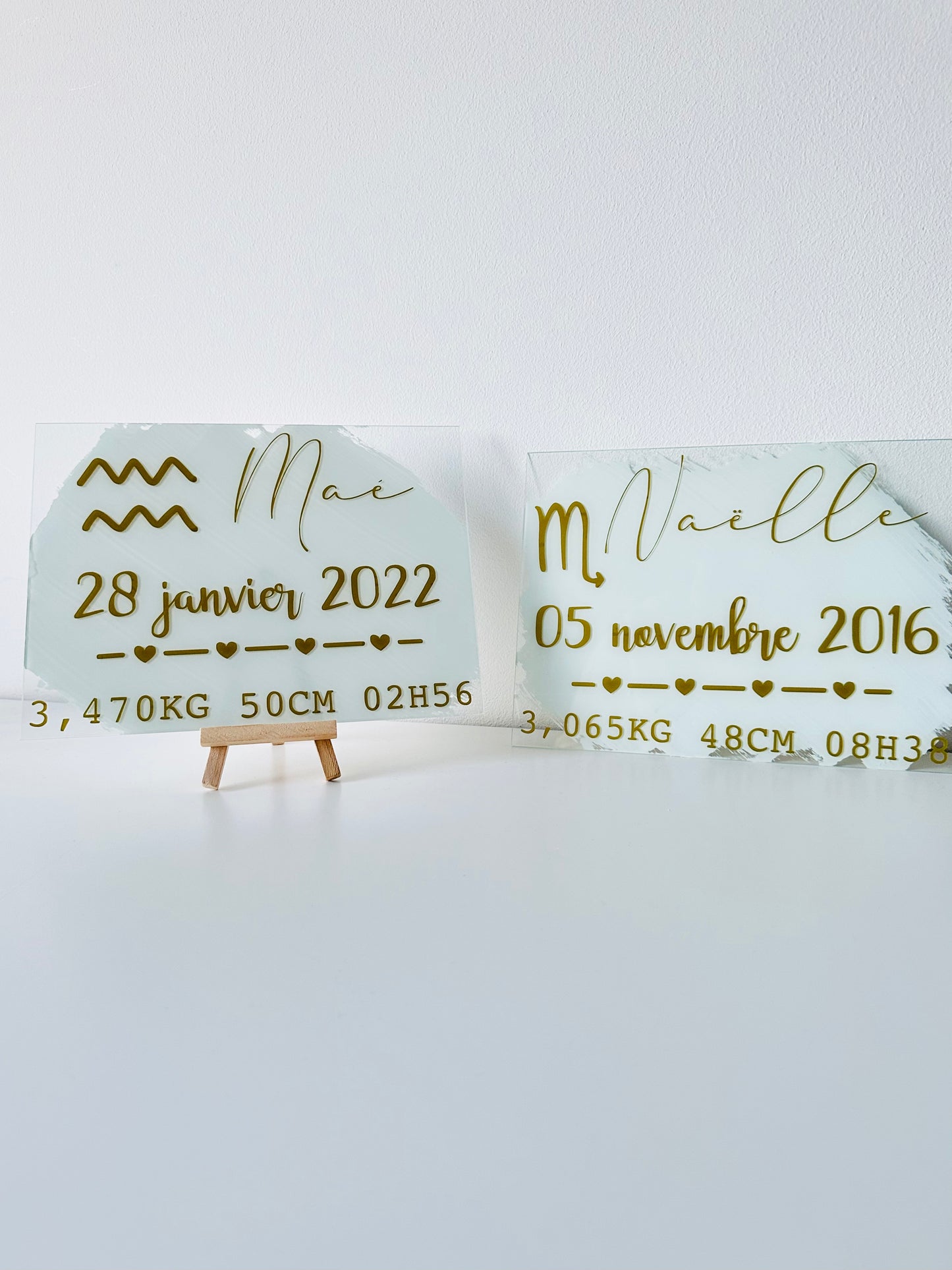 Panneau naissance personnalisé