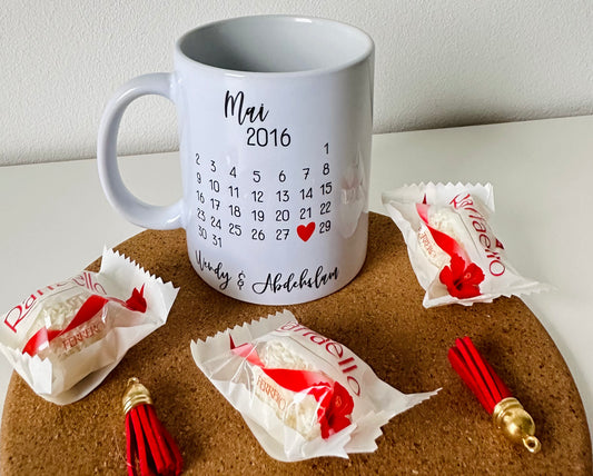 Mug personnalisé date importante