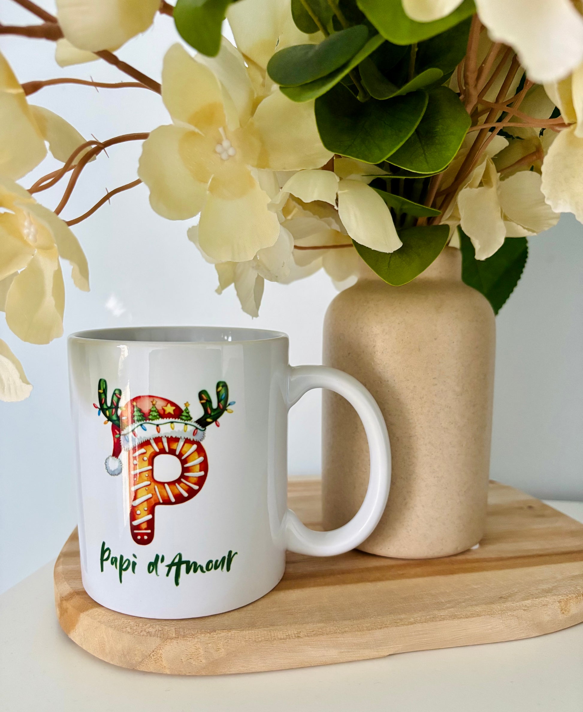 Mug de Noël personnalisé avec prénom – cadeau original CREAZ